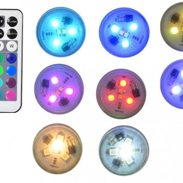 Wodoodporne światełka dekoracyjne ślubne LED KS-SB-003 RGB 10 sztuk
