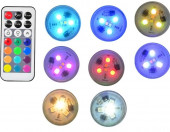 Wodoodporne światełka dekoracyjne ślubne LED KS-SB-003 RGB 10 sztuk – zdjęcie 1