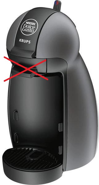 Ekspres kapsułkowy Krups KP100B Nescafe Dolce Gusto Piccolo