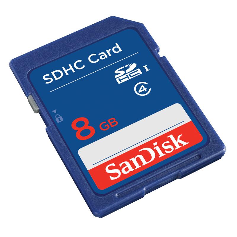 KARTA PAMIĘCI SANDISK SDHC 8GB CLASS 4