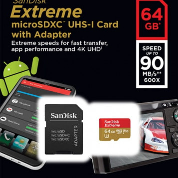 Sandisk SDHC EXTREME 32GB 90MB/s – karta – stan: nowy