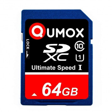 Qumox CL10 – karta pamięci SDXC 64GB 80MB/s, stan: nowy