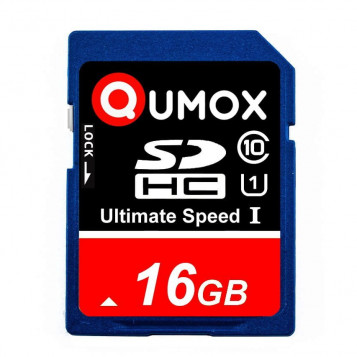 Qumox CL10 – karta pamięci SDHC 16GB 80MB/s – stan: używany