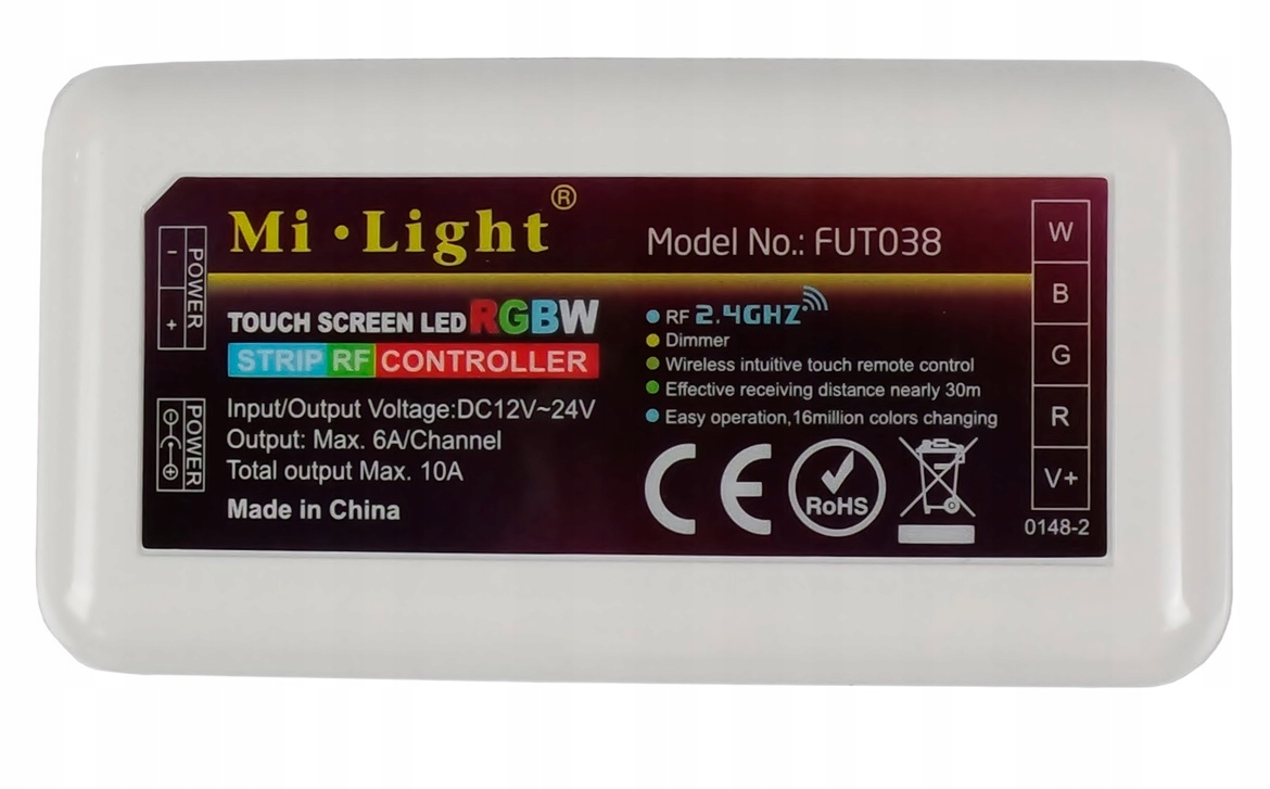 Odbiornik do taśm LED RGBW RF WiFi Mi-Light FUTO38
