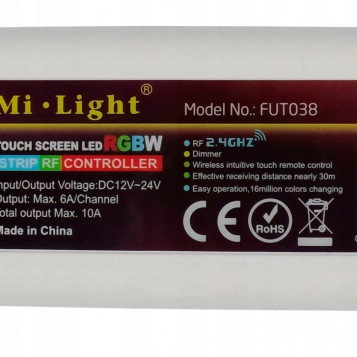 Odbiornik do taśm LED RGBW RF WiFi Mi-Light FUTO38
