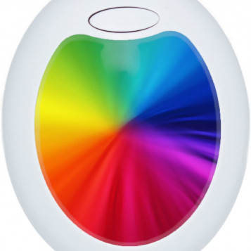 Lampa lampka nocna zmieniająca kolory RGB 7 LED Bonaura