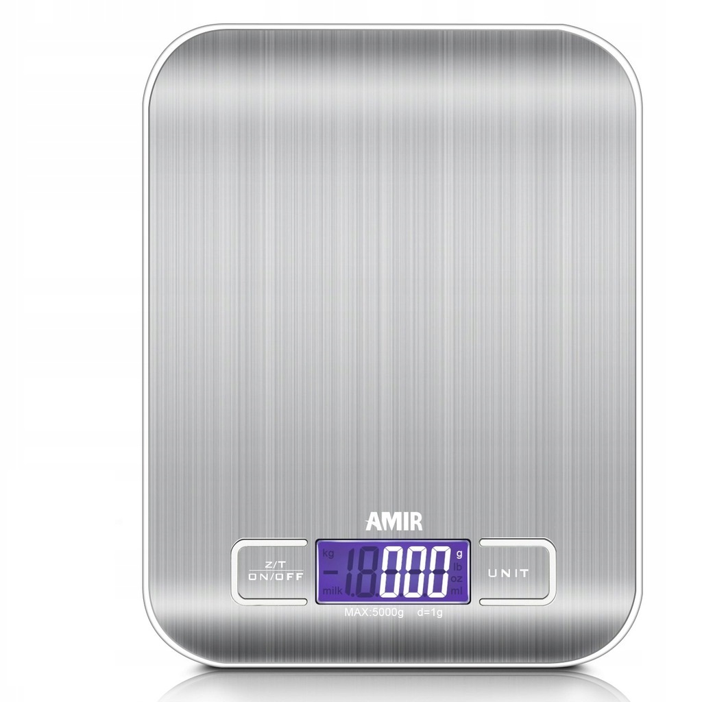 Profesjonalna waga kuchenna Amir 1-5000g TARA