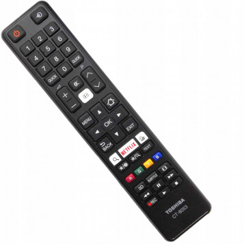 Oryginalny pilot Toshiba CT-8053 Smart TV Netflix