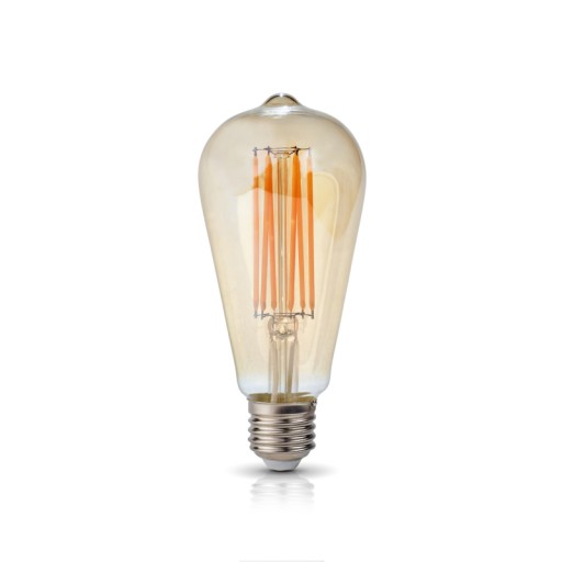 Żarówka LED Polux ST64 E27 7W 2700K Retro ciepła