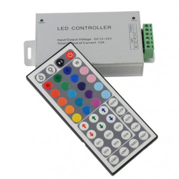 Sterownik zasilacz LED RGBW 12-24V 12A pilot