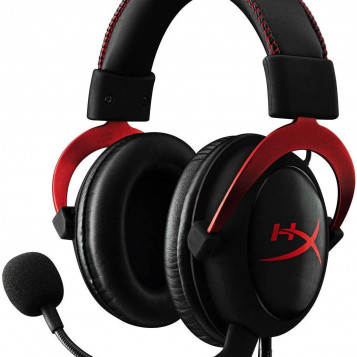 Słuchawki nauszne gamingowe HyperX Cloud II Red 7.1 KHX-HSCP-RD