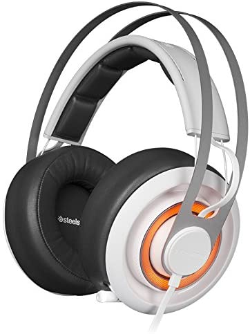 Słuchawki nauszne gamingowe Steelseries Siberia Elite białe