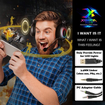 Słuchawki nauszne gamingowe XIBERIA E3 PS4 XBOX PC SWITCH