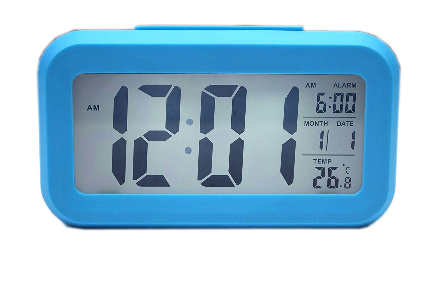 Alarm clock budzik z zegarem i termometrem