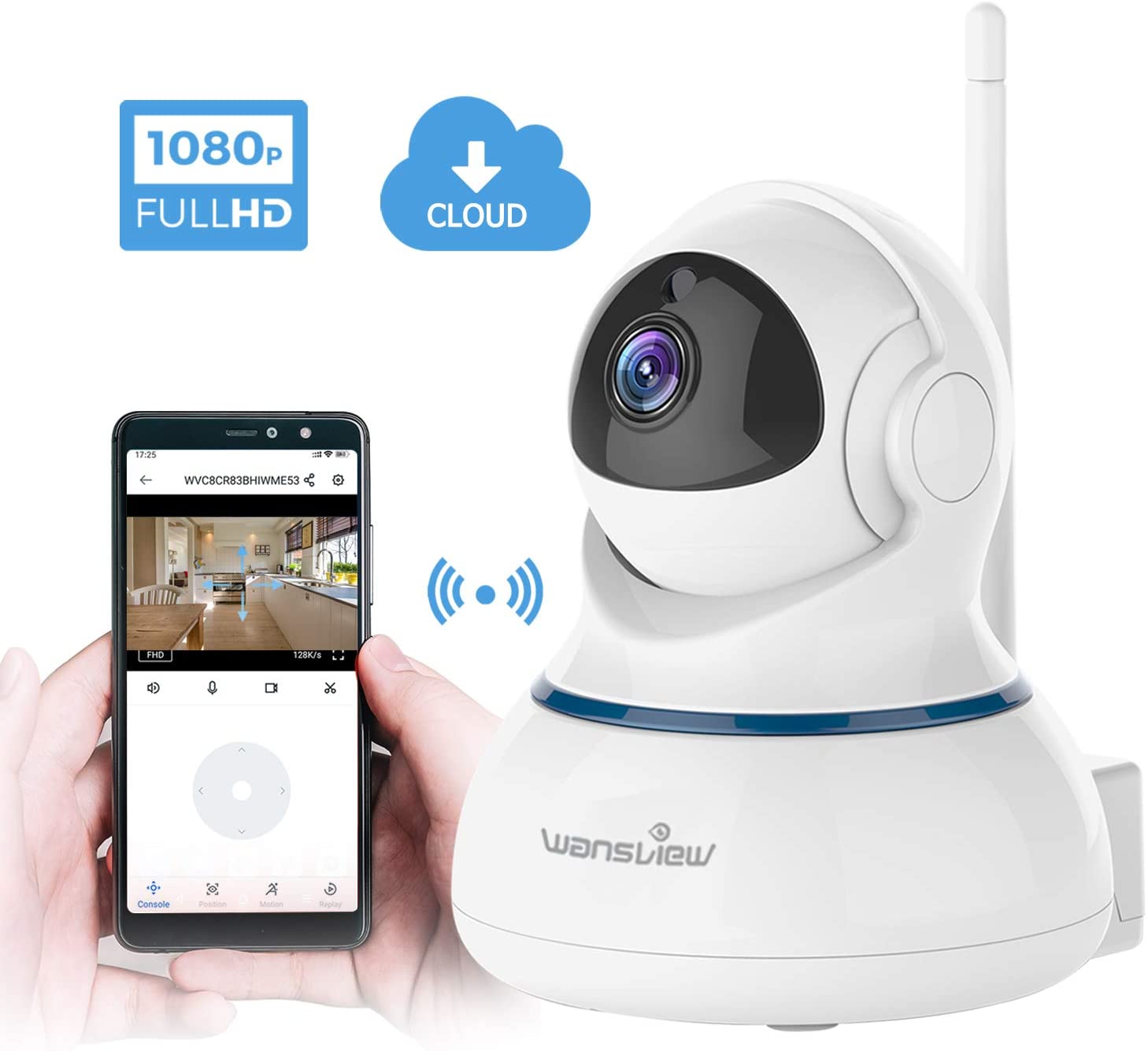 Niania elektroniczna IP Wansview Q3S 1080P FHD