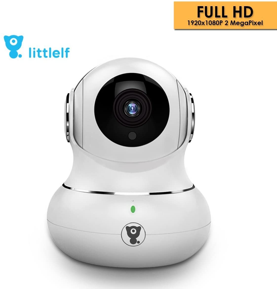 Niania elektroniczna wideo IP Littlelf LF-P1t 1080p FHD 360 biała
