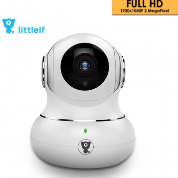 Niania elektroniczna wideo IP Littlelf LF-P1t 1080p FHD 360 biała