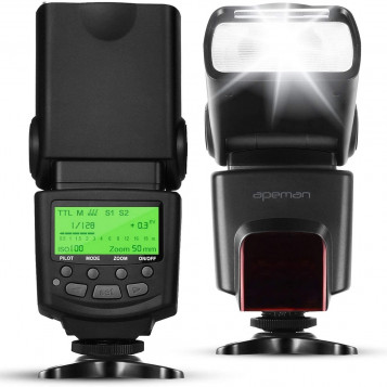 Apeman SL450C Canon EOS – lampa błyskowa (stan nowy)