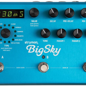 Efekt pogłosowy Strymon Big Sky Hall Reverbs efekt  gitarowy