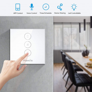 Inteligentny przełącznik do rolet Maxcio WF-CS01 Alexa Google Home