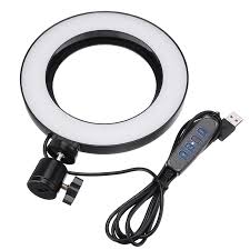 Lampa pierścieniowa 20W LEDRING 16cm SELFIE STATYW
