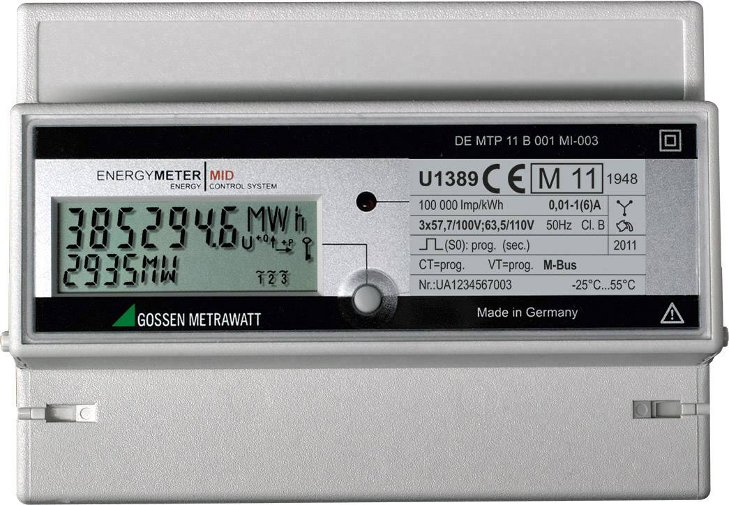 Licznik prądu trójfazowy przekładnikowy Gossen Metrawatt U1387-V011 5A
