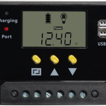 Solarny regulator ładowania PWN 12/24V 30A LMS2430