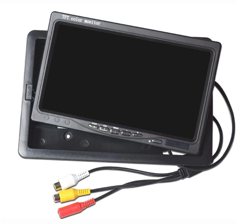 Wyświetlacz monitor LCD TFT 7 cali do kamery cofania