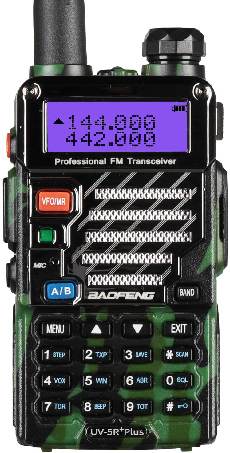 Krótkofalówka walkie-talkie BAOFENG UV-5R PLUS Zielona