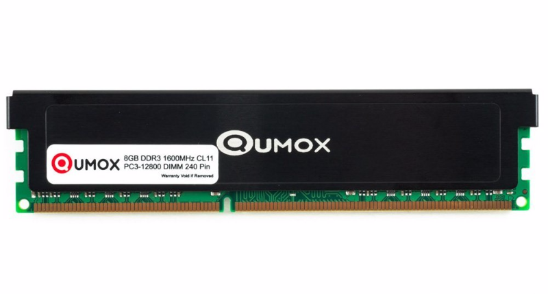Pamięć ram Qumox 8GB DDR3 1600MHz PC3-12800 240 pin DIMM