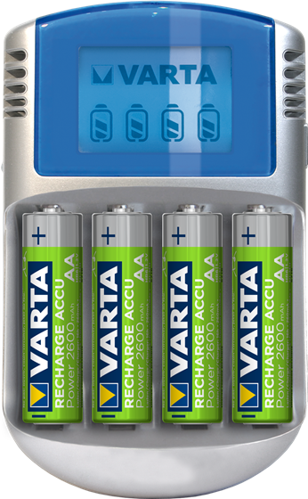 Szybka ładowarka VARTA 57070 LCD CHARGER AA AAA