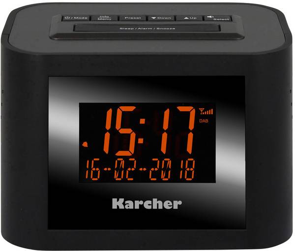 Radiobudzik Karcher DAB 2420 FM czarny