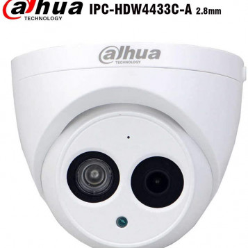 Kamera kopułowa IP Dahua DH-IPC-HDW4433C-A PoE H.265 4MPx