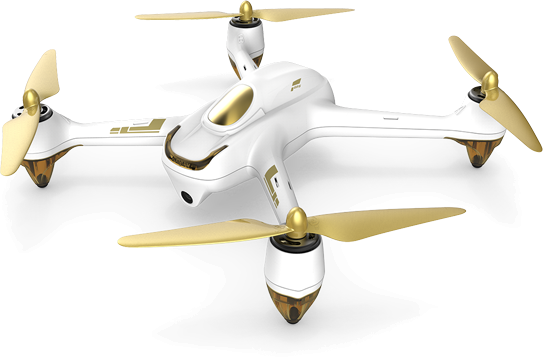 Dron z kamerką Hubsan FPV X4 bezszczotkowy H501S 1080p biały