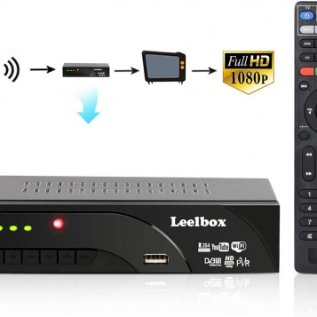 Odtwarzacz multimedialny tuner TV Box Leelbox DVB-T2