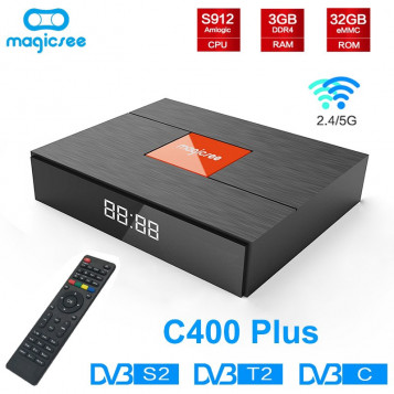 Odtwarzacz multimedialny tuner TV Box Magicsee C400 Plus