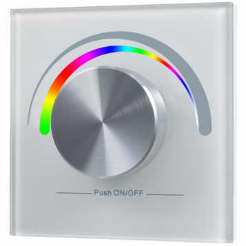 Panel naścienny do taśm LED RGB przełącznik obrotowy