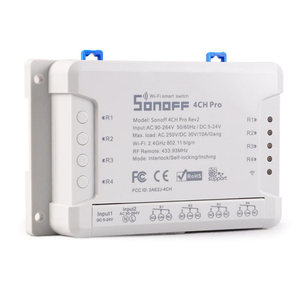 Przełącznik przekaźnik 4 kanały SONOFF 4CH Rev2 WiFi