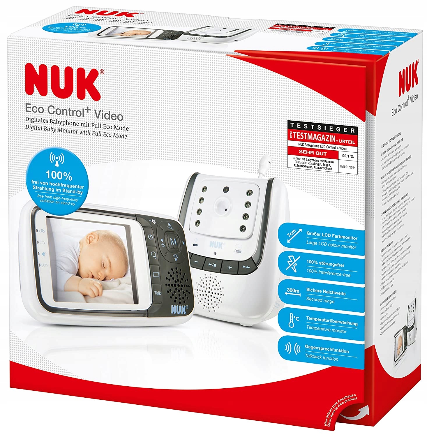 Niania elektroniczna wideo IP NUK Eco Control+