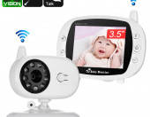 Niania elektroniczna wideo IP Baby Monitor ANB 3.5 cali – zdjęcie 1