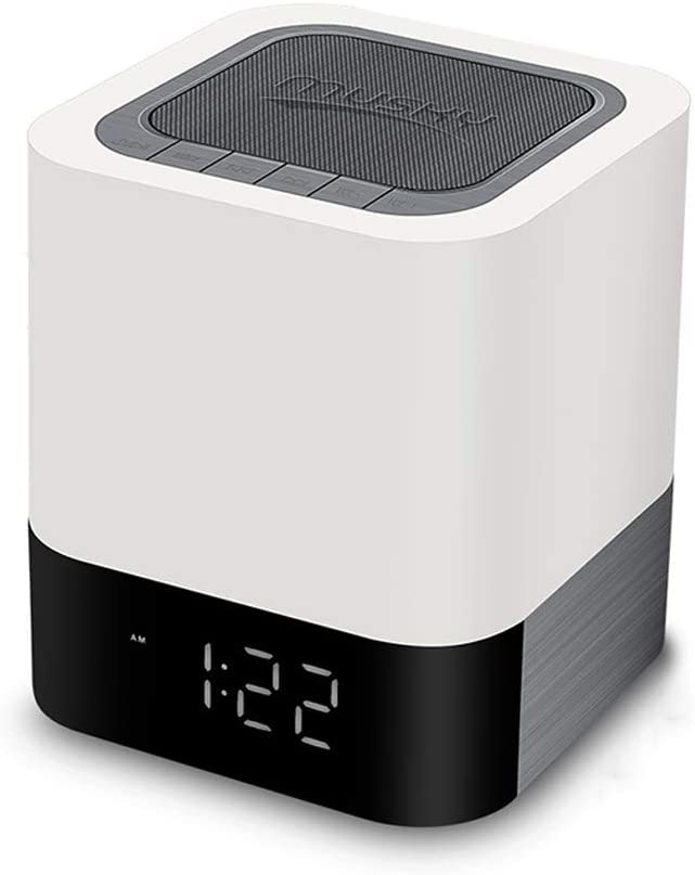Głośnik bezprzewodowy bluetooth lampka nocna budzik Musky