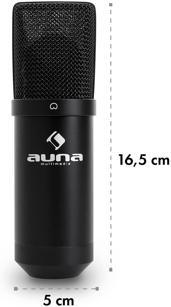Mikrofon pojemnościowy studyjny Auna MIC-900 USB