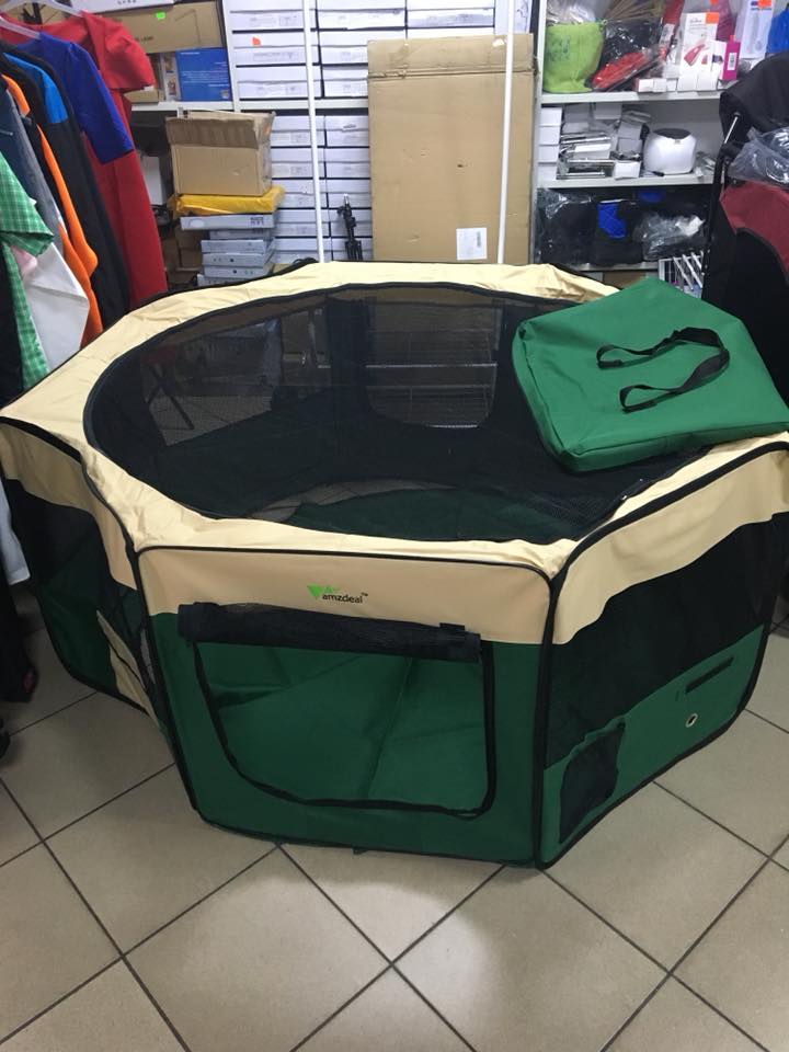 Kojec dla szczeniąt lub kotów Amzdeal wymiary 62cm 105 cm