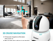 Bezprzewodowa kamera IP 1080P Esolom Hawkeye WiFi – zdjęcie 2