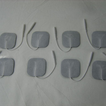 Komplet elektrod żelowych tens ems 4X4 cm pin 2mm-4 sztuki