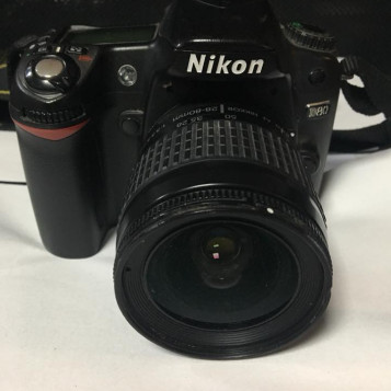 +obiektyw AF 28-80mm stan dobry Nikon D80 (używany)