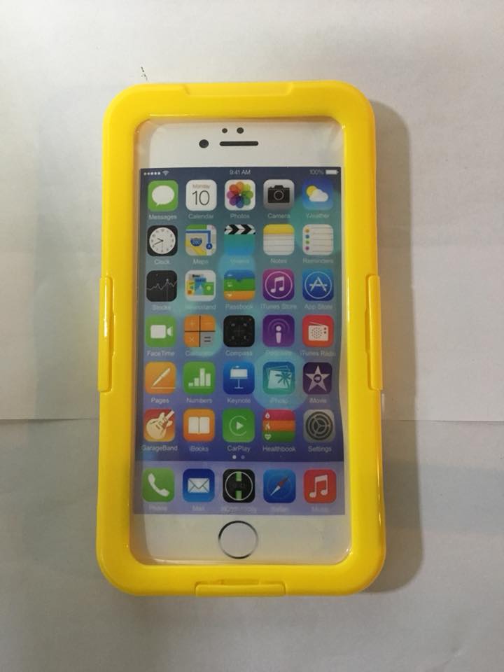Wodoszczelne i wodoodporne etui do iPhone 6 Plus żółty