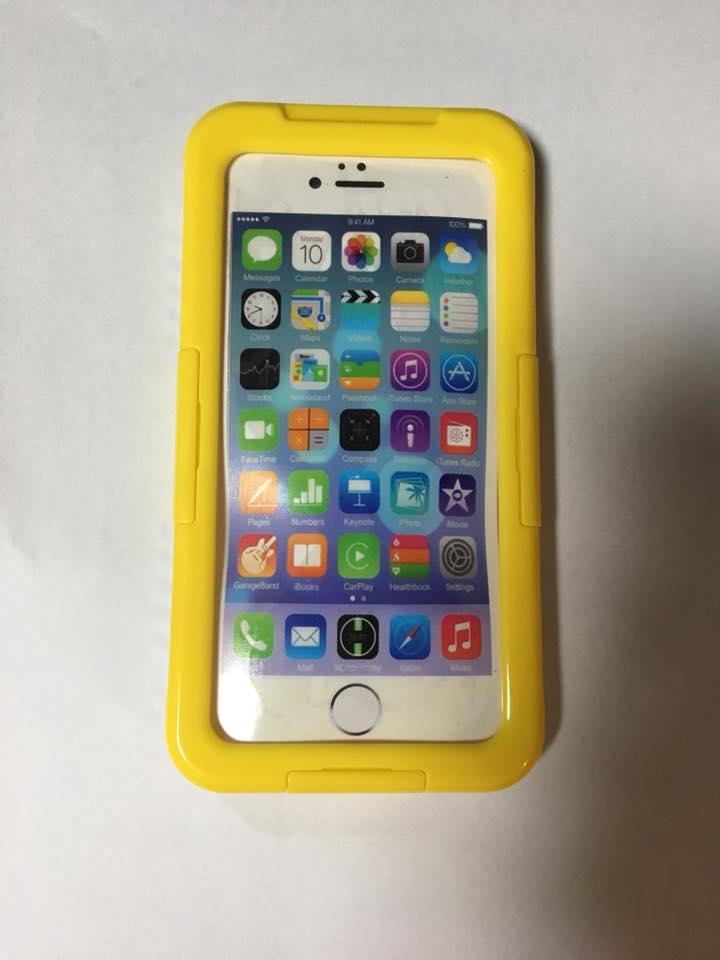 Wodoszczelne i wodoodporne etui do iPhone 6S żółty