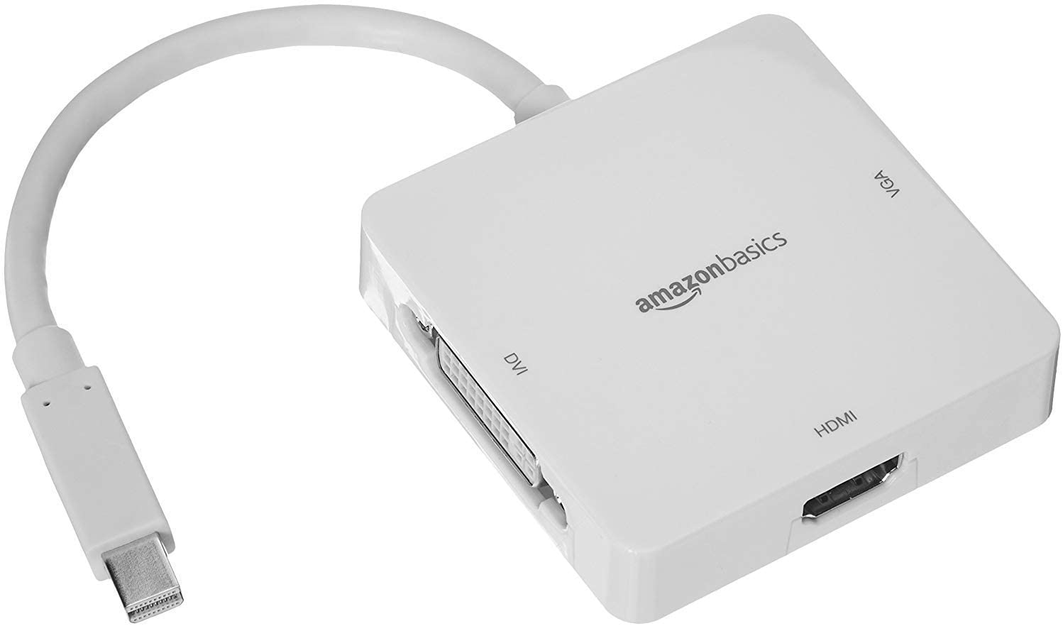 Przejściówka konwerter HDMI/DVI/VGA to Mini DisplayPort AmazonBasics