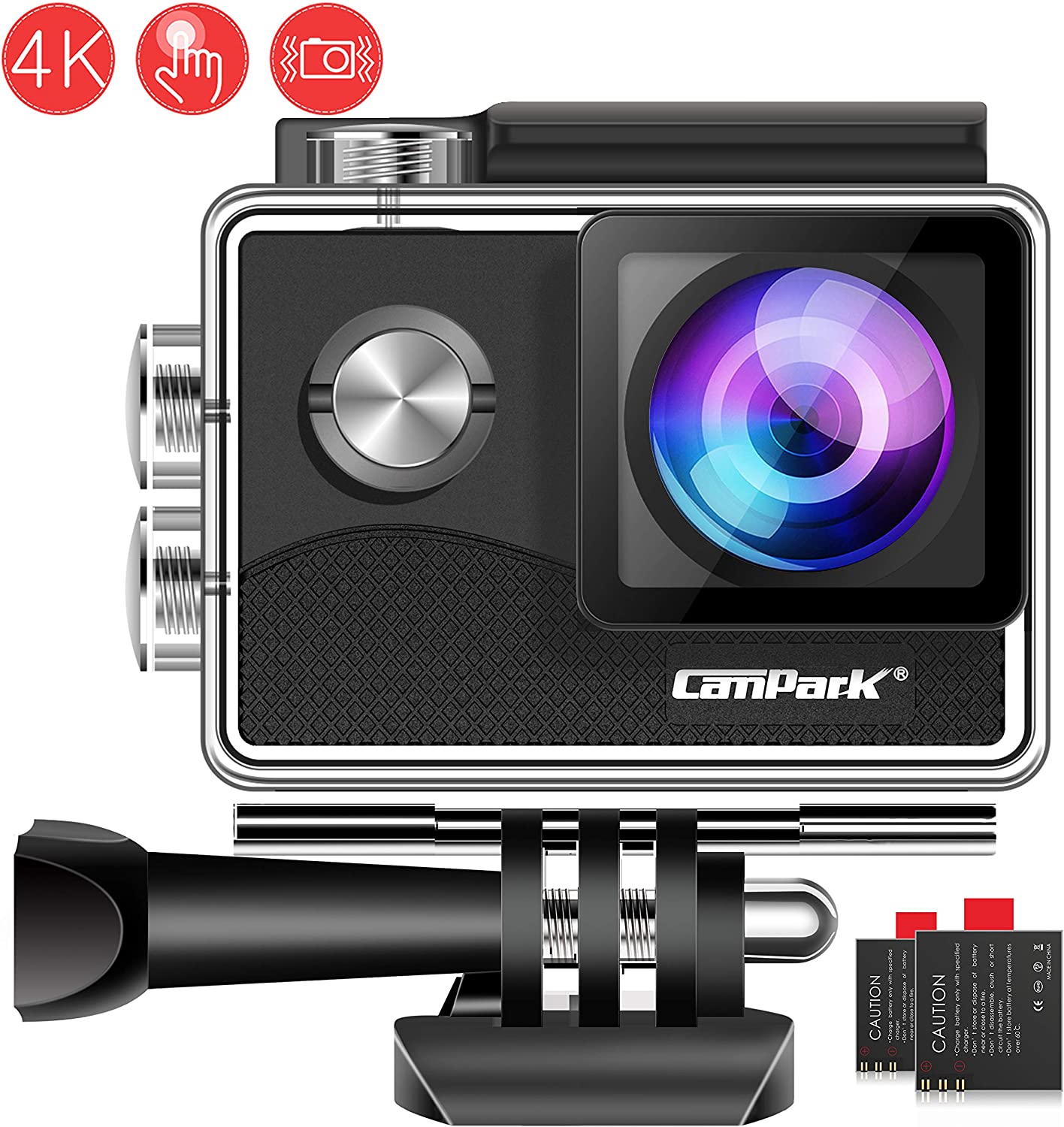 Kamera sportowa Campark 4K UHD 16MP WiFi